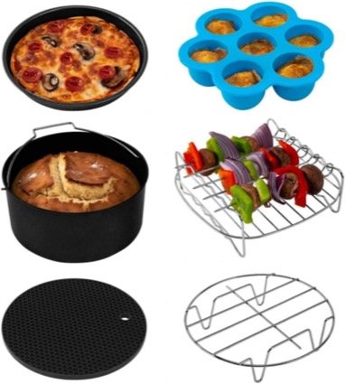 COSORI Accesorios freidora 5,5 L (6 piezas)